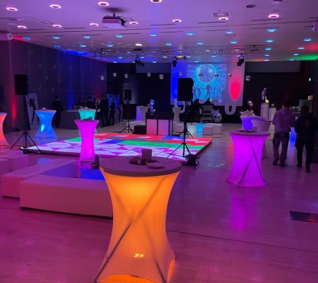 Mange-debout lumineux